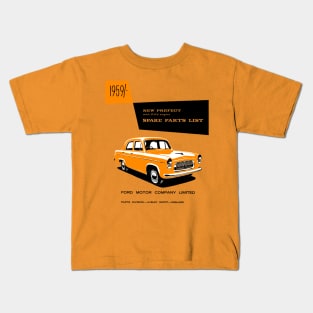 FORD PREFECT - PARTS LIST - book cover Kids T-Shirt